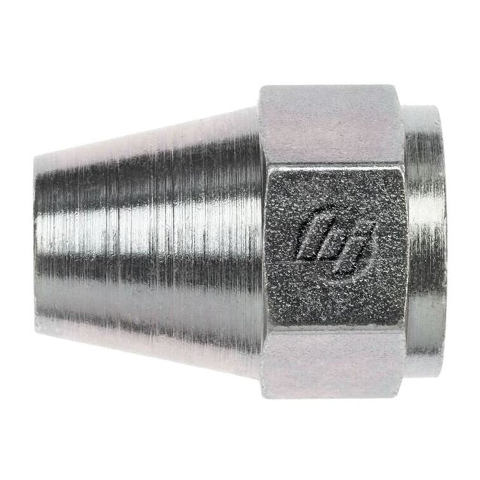 Steel, SAE J514 37° Flare Tube Long Nut, 1/4" JIC Tube Nut
