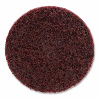 3M Scotch-Brite 2 inch Roloc Surface Conditioning Disc, medium maroon