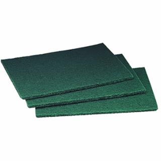 3M Scotch-Brite General Purpose Scouring Pad, 6x9 inch, dark green, box of 20