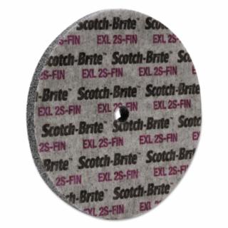 3M Scotch-Brite EXL Unitized Deburring Wheel, 6 inch by 1/2 inch, fine silicon carbide
