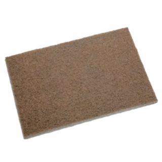 3M Scotch-Brite 7440 Medium Hand Pad, tan aluminum oxide non-woven abrasive pad