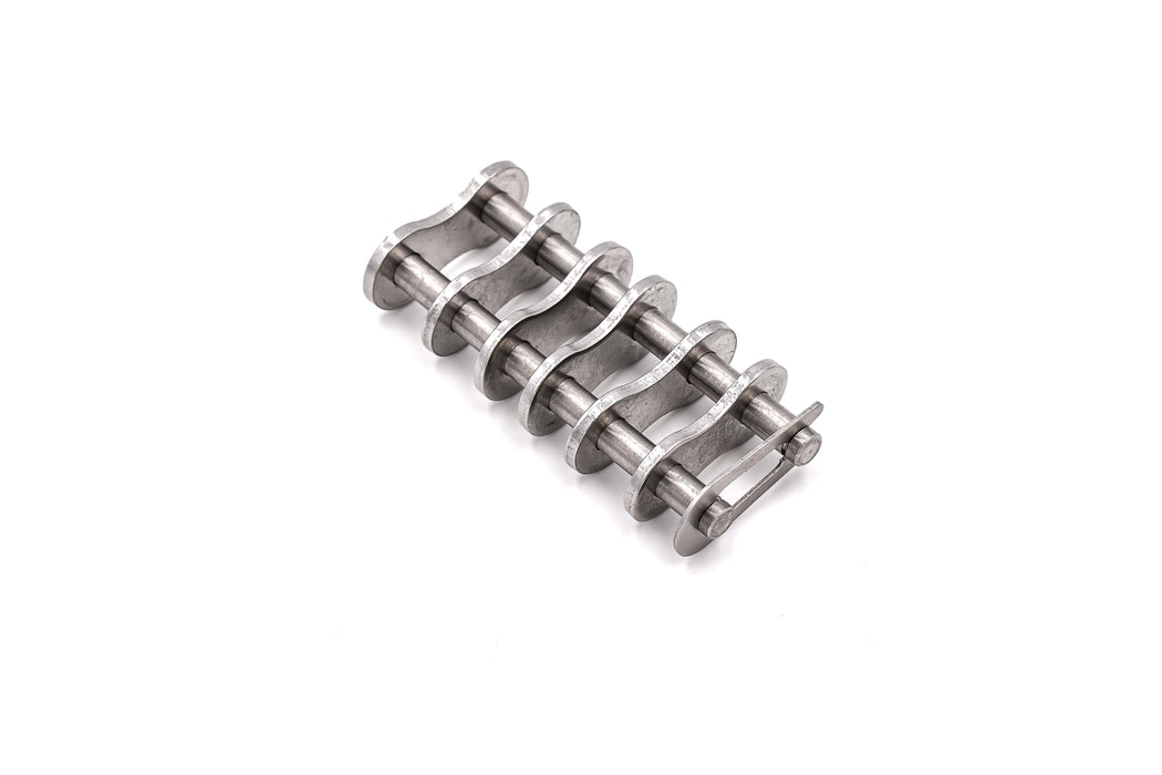 Roller Chain, British Metric ISO, 06B Pitch, Part, 304 Stainless , 3/8" Pitch, 1 Strand,