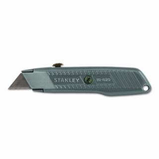 Stanley Interlock® Retractable Utility Knife, 5-7/8 in L, Carbon Steel, Gray
