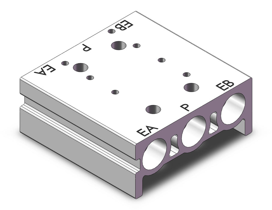 10-SS5Y3-20-12-00N BODY PT MANIFOLD, CLEAN SERIES