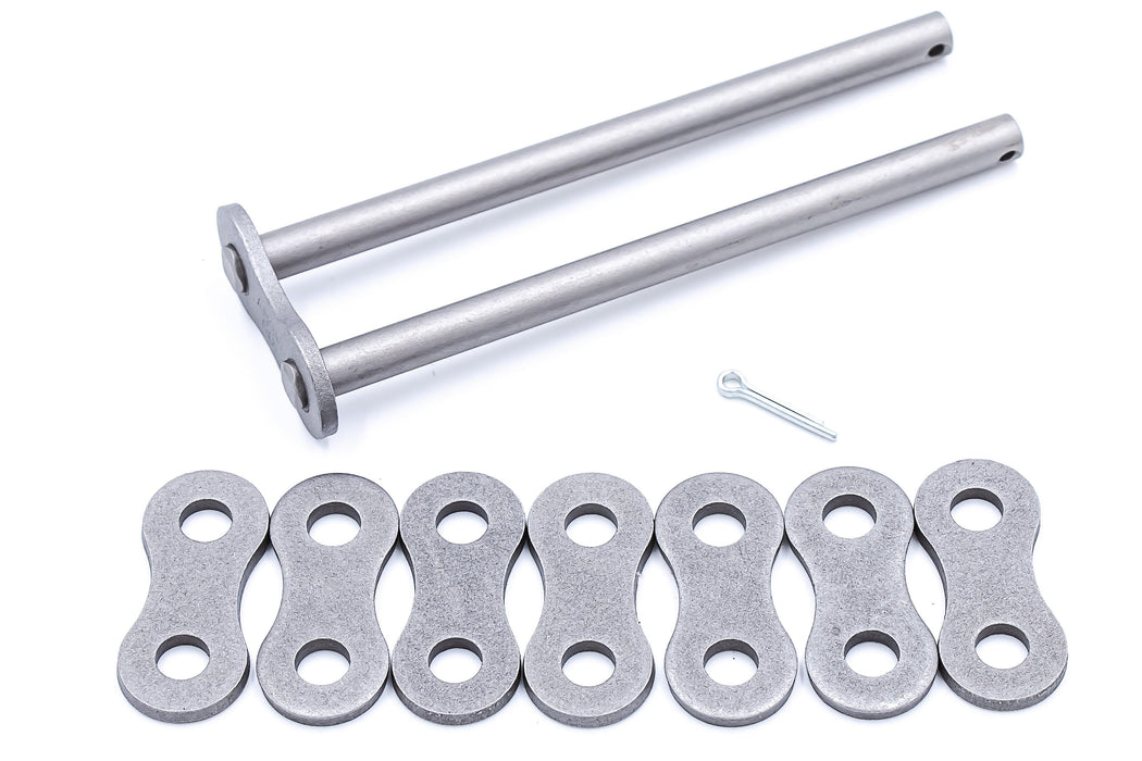 Roller Chain, ANSI Standard, 100 Pitch, Part, Carbon Steel, 1-1/4" Pitch, 4 Strands,