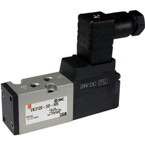 VK3120-3G-01N 5 Port Sol Valve Poppet Type, Body Port
