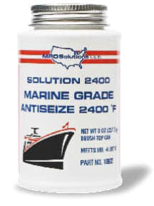 MRO Solutions Solution 2400 Marine Grade Anti-Seize Compound 1 lb Brush Top Can