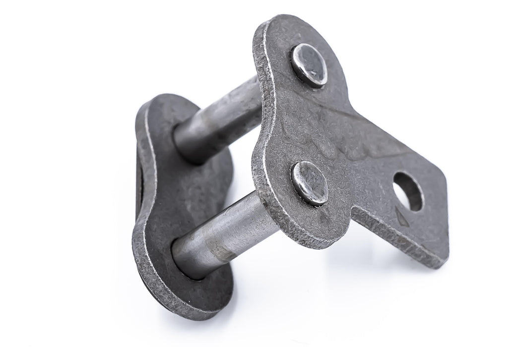 Roller Chain, British Attachment, 10B Pitch, Part, Carbon Steel, 0.325" Pitch, 1 Strand, SA-1, 