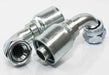 1/2" Hose ID, 1-1/16"-12 Thread, #12 JIC Thread, Female Swivel, 90 Elbow, 