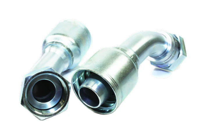 5/8" Hose ID, 1-3/16"-12 Thread, #12 ORFS Thread, Female Swivel, 45 Elbow, 