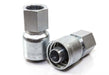 1/4" Hose ID, 1/4"-18 Thread, 1/4" NPTF Thread, Female Rigid, Straight, 