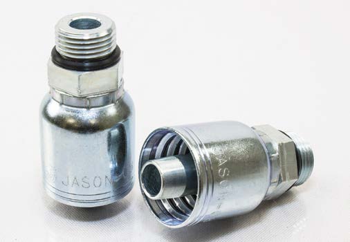 5/8" Hose ID, 7/8"-14 Thread, #10 ORB Thread, Male Rigid, Straight, 