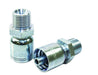 1/4" Hose ID, 1/4"-19 Thread, 1/4" BSPT Thread, Male Rigid, Straight, 