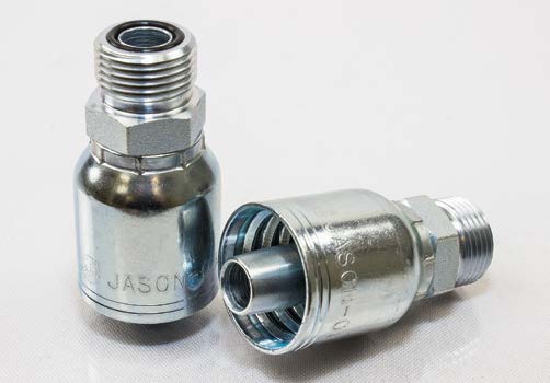 3/8" Hose ID, 11/16"-16 Thread, #6 ORFS Thread, Male Rigid, Straight, 