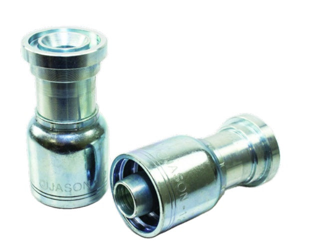 3/4" Hose ID, 3/4" Flange, 3/4" Code 61 Flange, Male Rigid, Straight, 