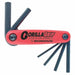 Bondhus GorillaGrip Fold-Ups, 6 per fold-up, Hex Tip, Metric