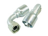 1/4" Hose ID, M16-1.5 Thread, M16 DIN 60 Thread, Female Swivel, 90 Elbow, 
