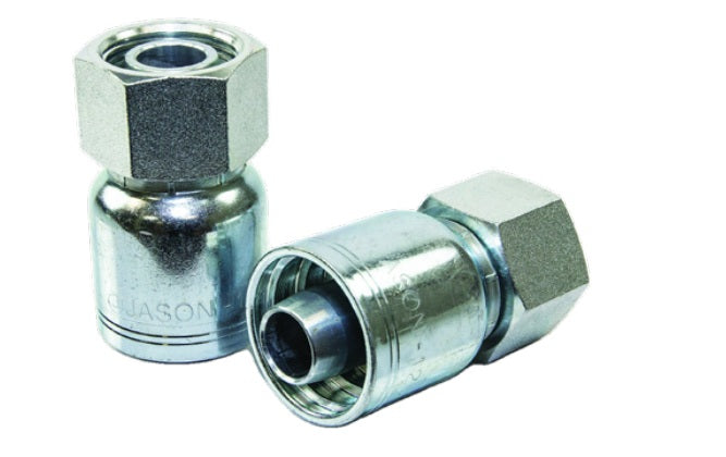 5/8" Hose ID, M30-2.0 Thread, M30 DIN 24 ORFS Thread, Female Swivel, Straight, 