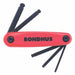 Bondhus GorillaGrip Ballpoint Fold-Ups, 5 per fold-up, Hex Ball Tip, Metric