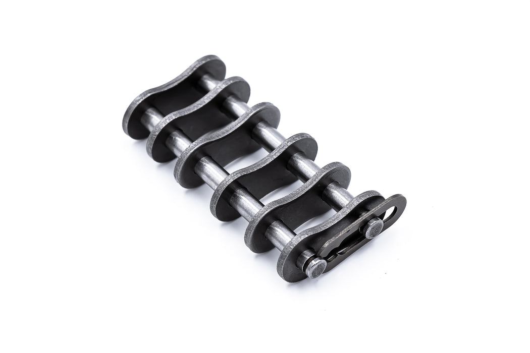 Roller Chain, British Metric ISO, 12B Pitch, Part, Carbon Steel, 3/4" Pitch, 3 Strands,