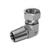 Steel, SAE J514 NPSM Swivel 90° Male Elbow, 1/2" Male NPTF 30° x 3/4" Female NPSM Swivel