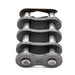 Roller Chain, British Metric ISO, 16B Pitch, Part, Carbon Steel, 1" Pitch, 2 Strands,