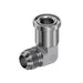 Steel, SAE J514 37° Flare 90° Code 61 Flange Forged Elbow, 1" Male JIC x 1" Split Flange Head