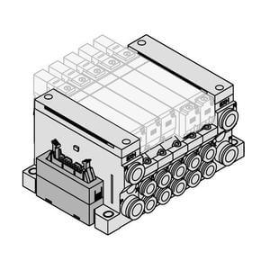 VV5Q21-02C6JU0-DN VV5Q manifold