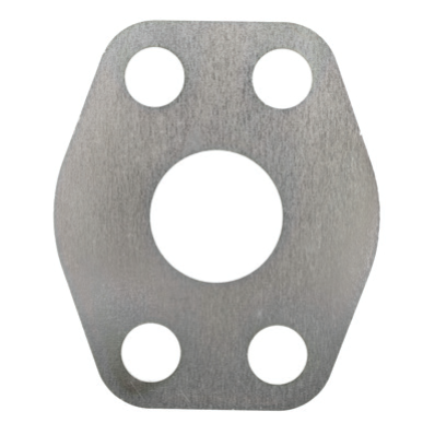 Steel, 4-Bolt Flange Connector Plate Code 62 Flat Face, 1-1/4" Pad Size