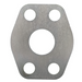 Steel, 4-Bolt Flange Connector Plate Code 62 Flat Face, 3/4" Pad Size