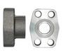 Steel, NPTF 4-Bolt Flange Code 61 O-Ring Face, 3/8" Female NPTF x 1/2" Pad Size