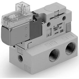 VQZ115KR-6MO1-CP 3 PORT BASE MOUNTED SOLENOID VALVE