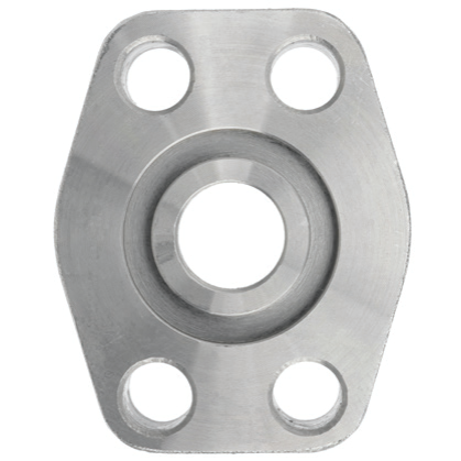 Steel, Flat Socket Tube Weld 4-Bolt Flange Code 61 O-Ring Face, 2" Tube Weld x 2" Pad Size