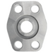 Steel, Flat Socket Tube Weld 4-Bolt Flange Code 62 O-Ring Face, 2" Tube Weld x 2" Pad Size
