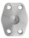 Steel, 4-Bolt Blanking Flange Code 61 Flat Face, 3-1/2" Pad Size