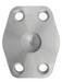 Steel, 4-Bolt Blanking Flange Code 62 Flat Face, 2" Pad Size