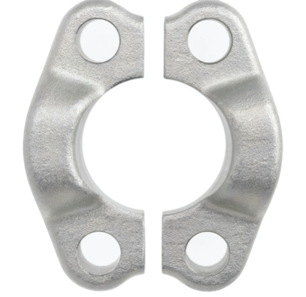 Steel, SAE J518 Code 61 Split Flange Pair, 1" Flange Size
