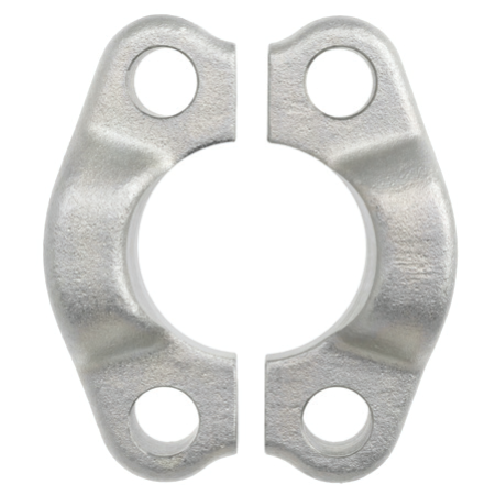 Stainless Steel, SAE J518 Code 62 Split Flange Pair, 1-1/4" Flange Size