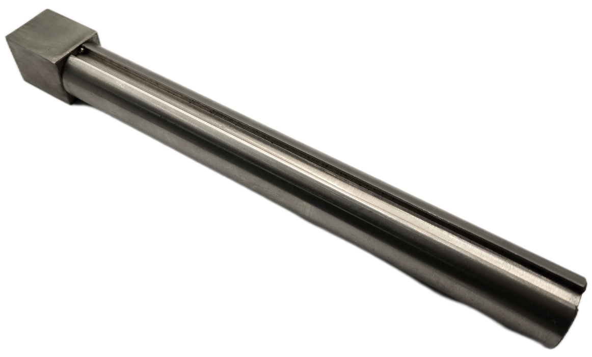 1"SQx1-1/4"L+1"RNDx9.5"OAL Square Drive Shaft Mild Steel