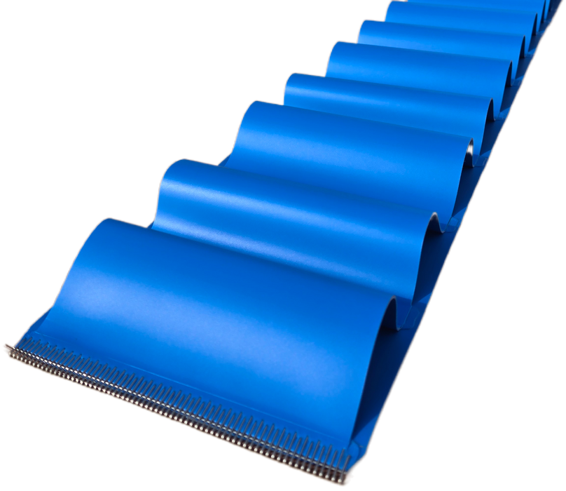 7"Wx96.63"L Blue AS FG AM Wave Belt