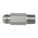 Stainless Steel, SAE J514 37° Flare Long Male Connector, 3/8" Male JIC x 3/8" Male NPTF 30°