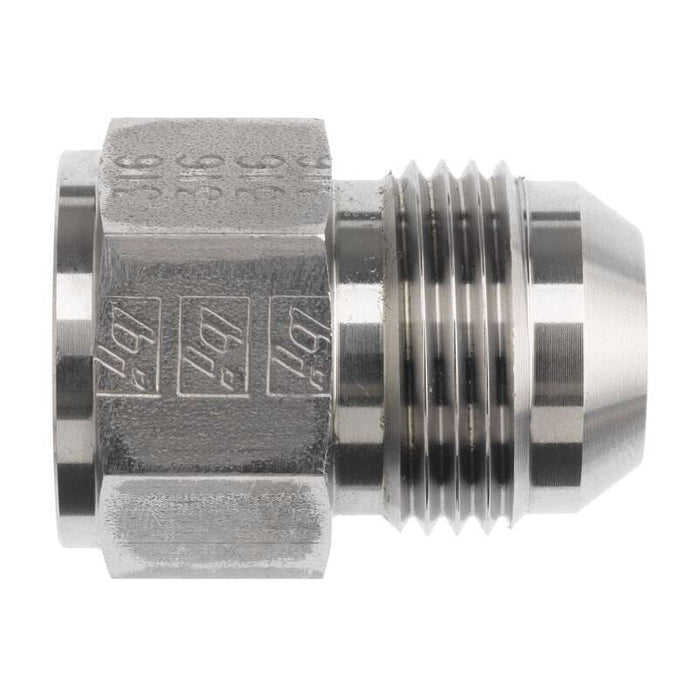 Stainless Steel, SAE J514 37° Flare Reducer, 5/8" Female JIC x 5/16" Male JIC