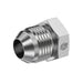 Steel, SAE J514 37° Flare Plug, 1/4" Male JIC