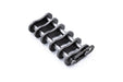 Roller Chain, ANSI Standard, 25 Pitch, Part, Carbon Steel, 1/4" Pitch, 3 Strands,