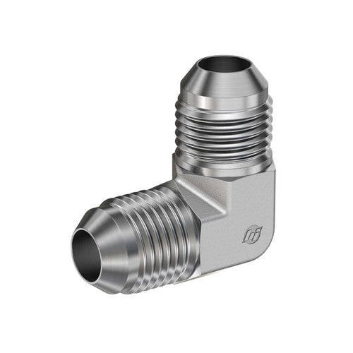 Stainless Steel, SAE J514 37° Flare 90° Union Elbow, 2" Male JIC x 2" Male JIC