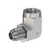 Steel, SAE J514 37° Flare 90° Female Elbow, 3/8" Male JIC x 1/8" Female NPTF