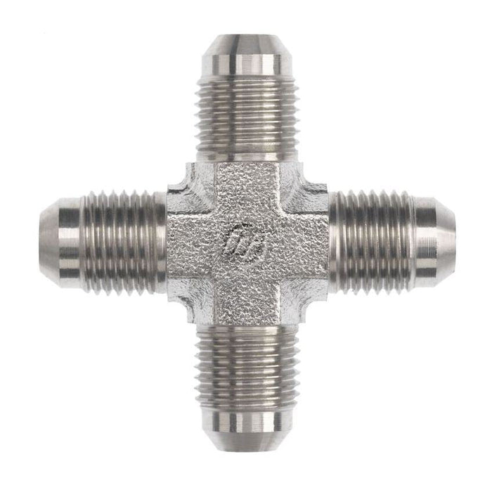 Stainless Steel, SAE J514 37° Flare Union Cross, 2" Male JIC