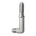 Steel, SAE J514 37° Flare Long Bulkhead 90° Elbow With Lock Nut, 1/2" Male JIC x 1/2" Male JIC