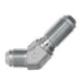 Steel, SAE J514 37° Flare Bulkhead 45° Elbow, 3/4" Male JIC x 3/4" Male JIC