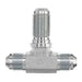 Stainless Steel, SAE J514 37° Flare Bulkhead Branch Tee, 2" Male JIC